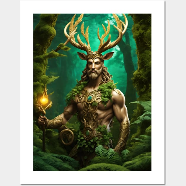 Cernunnos Wall Art by FineArtworld7